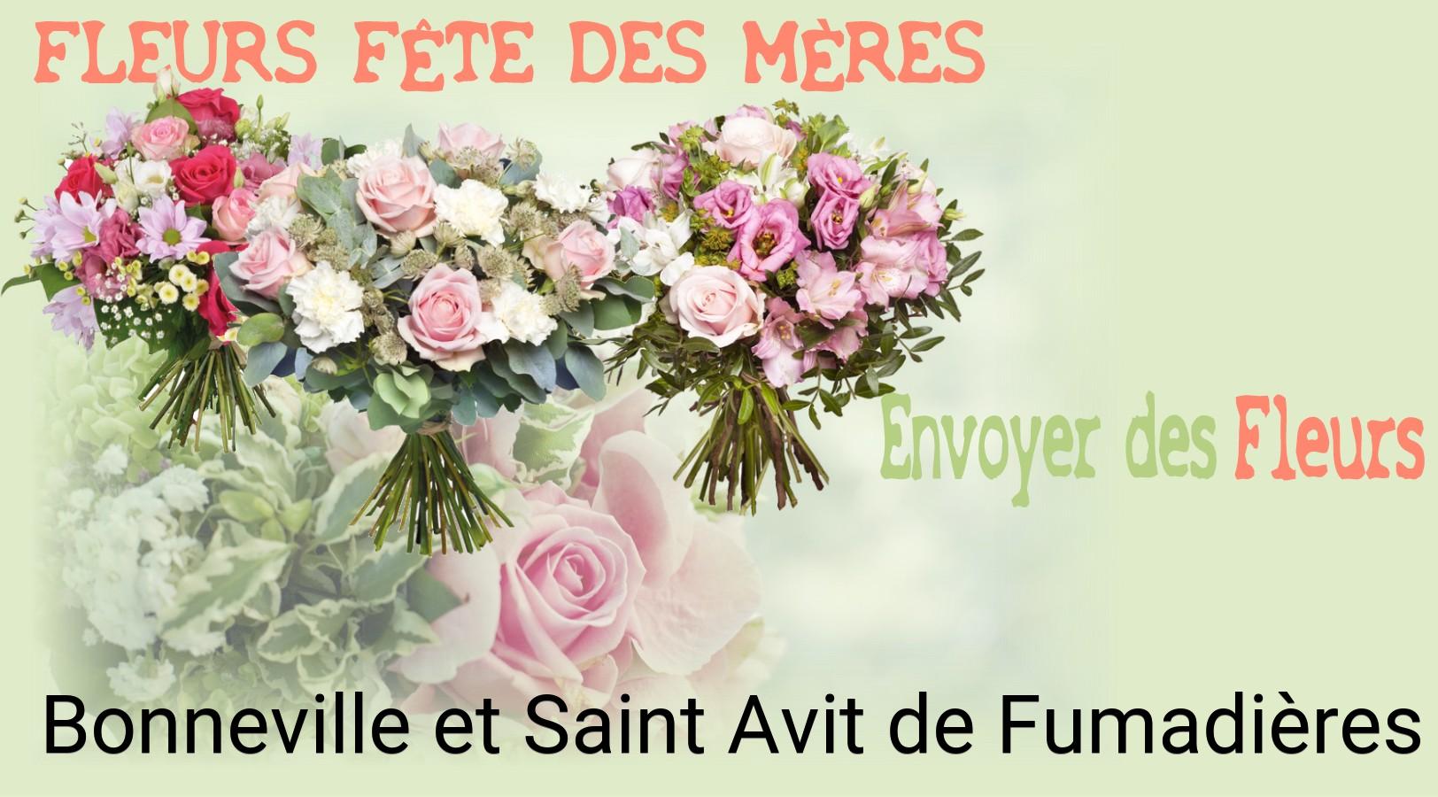Bouquet de Fête des Mères livré à Bonneville-et-Saint-Avit-de-Fumadières